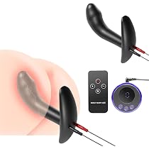 MFMYEE Electric Shock Soft Silicone Plug Butt Plug Dildo, Multi ...