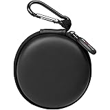 HiGoingl Carrying Cases Sweatproof Travel Carrying Cases Portable Protection EVA Hard Earpieces with Climbing Buckle, Black