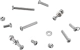 FandWay M3 x 6-25mm Pan Head Machine Screws Nuts Washers Set 304 Stainless view 5
