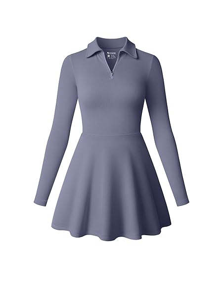 OQQ WOMENS DRESS CASUAL LONG SLEEVE ELASTIC SIMPLE...