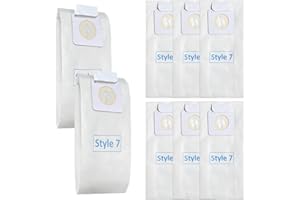 JUSIWOW 8 Pack Style 7 Vacuum bags Compatible with Bissell Upright Vacuum Cleaners, Part 32120,1739,71Y7,3545,3550,3554 Series, Replace Part # 32120