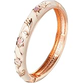UJOY Vintage Bracelet Colorful Cloisonne Women Hinged Bangles Enameled Bracelets Jewelry Gifts 55A82