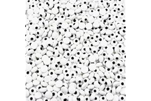 Sentovac 7mm Candy Eyeballs Eyes Edible Sugar Sprinkles Cookie Cake Cupcake Toppers Decorations Small Candy Eyes for Christmas Halloween Easter Cake Decorations Supplies