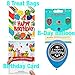 Splatoon Party Supplies Birthday Balloon Decoration Bundle with Birthday Card and 8 Treat Bags