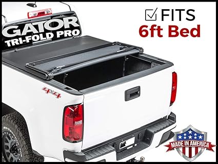 Gator Pro Tri Fold Fits 2016 2019 Toyota Tacoma 6 Ft Bed Only Soft Folding Tonneau Truck Bed Cover Gsf1743 Amazon In Car Motorbike