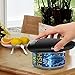 Electric Can Opener, instecho 2AA Batteries Operated Smooth Soft Edge with One-Touch Start Automatic Can Opener for Arthritis Individuals, Seniors