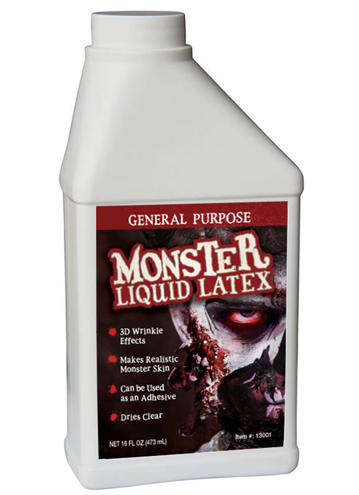 Monster Liquid Latex 16oz Pint Creates Monster / Zombie Skin and FX