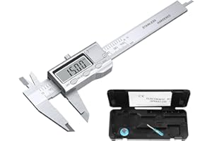 Neoteck Digital Vernier 4 inch/100mm Caliper Stainless Steel Electronic Caliper Inch/Metric Conversion Measuring Tool for Len