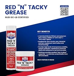 Lucas Oil 10318 Red N Tacky Grease 3 Ounce Combo Pack