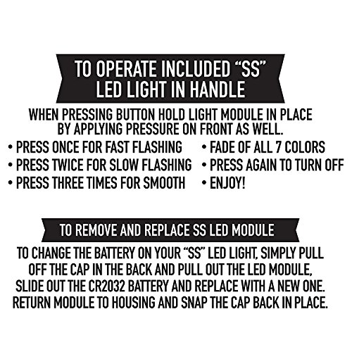 Twin LED Illuminator Ski Skooter by Geospace, Assorted Colors