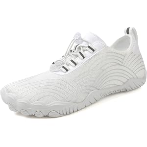 Hike Barefoot Shoes for Women Men with Wide Toe Box, Healthy & Non-Slip Breathable Barefoot Water Shoes Beach Pool Aqua Swim
