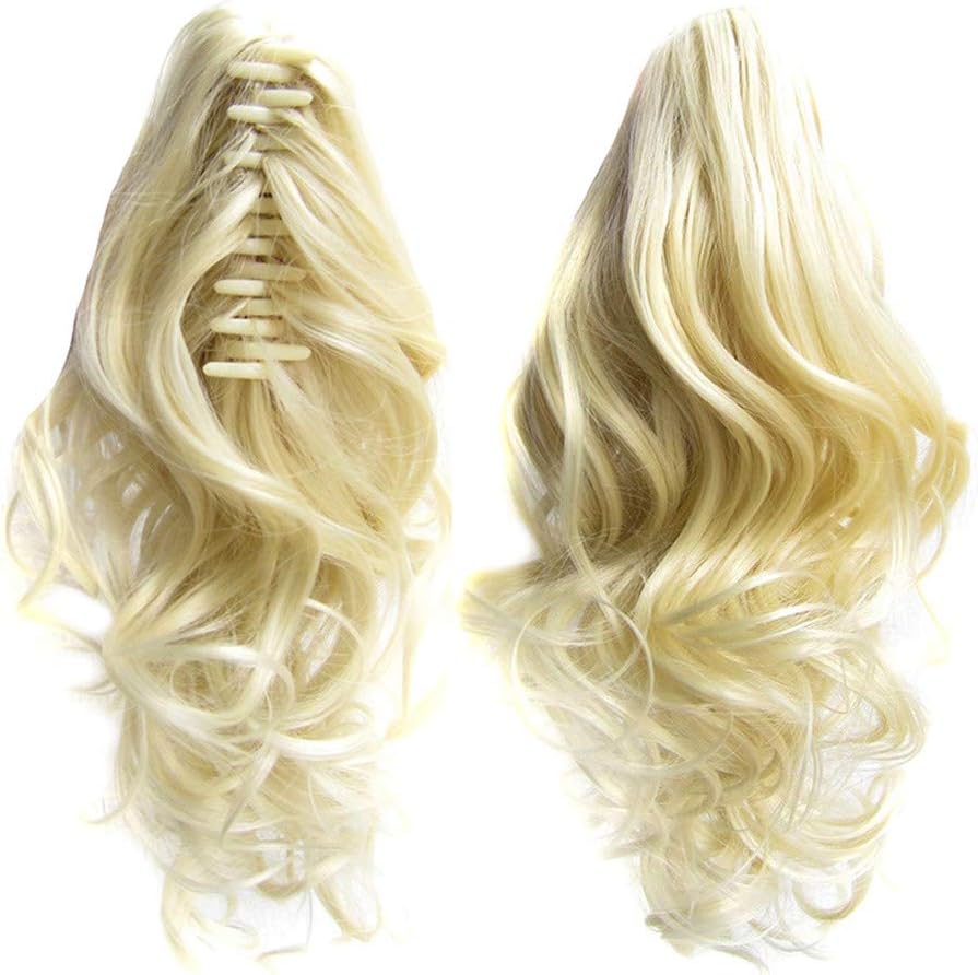Amazon Com Cliramer Wigs Long Hair Bun Wig Ponytail Matte High
