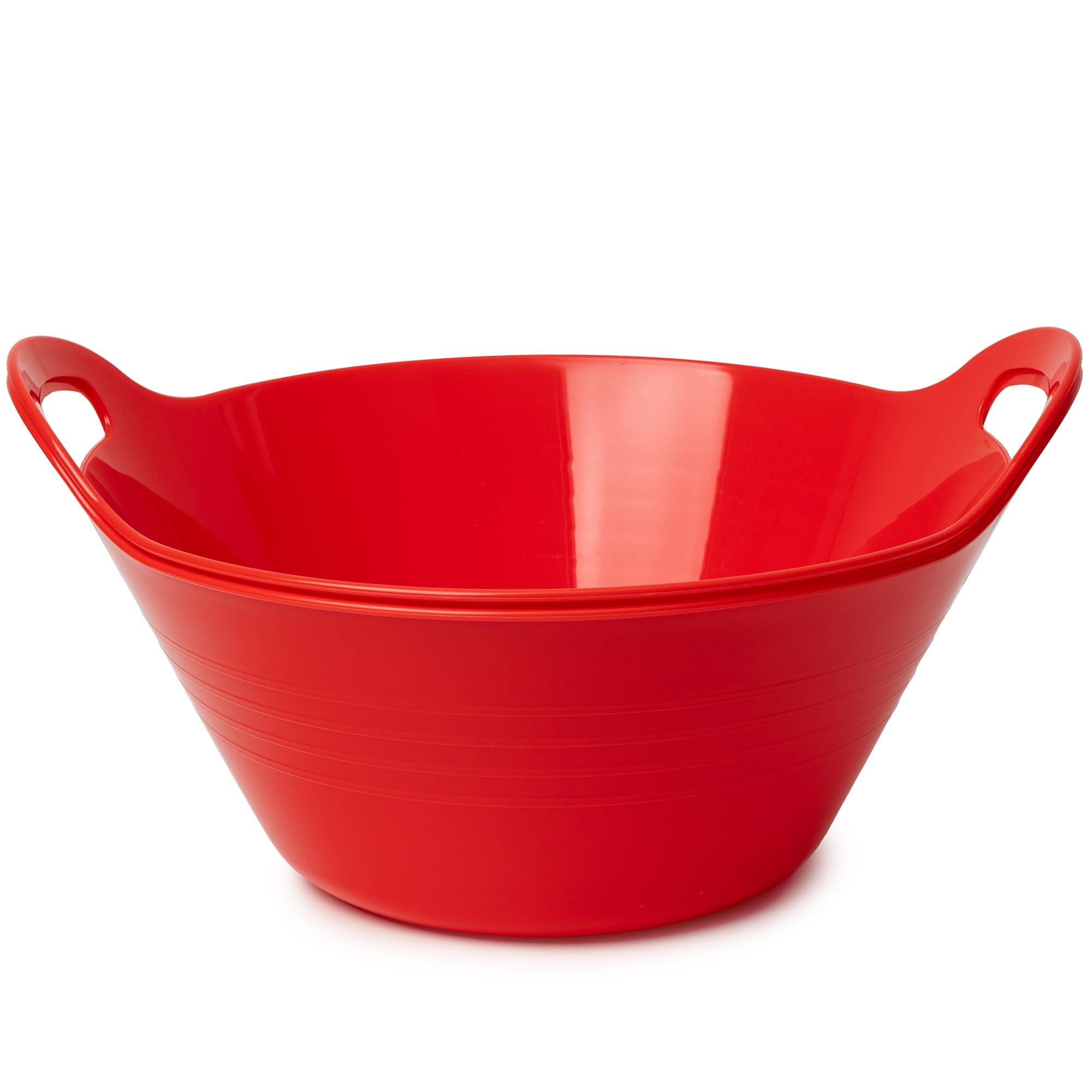 Photo 1 of ***SIMILAR PRODUCT***  4 Pack Snack Bowls (4.9L Large), Plastic Serving Bowls for Party, Large Bowls with Handles for Kitchen, Fruit, Cereal, Candy, Salad and Chip, Microwave Safe
