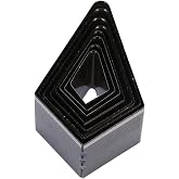 8Pcs Leather Punching Die Set Diamond Hollow Hole Puncher Cutting Mold | High Carbon Steel Cutting Dies for Crafts Handmade Diy Gifts
