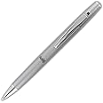 Pilot Frixion Ballpoint Pen, Firxion Biz Knock, Silver (LFBK-2SEF-S)
