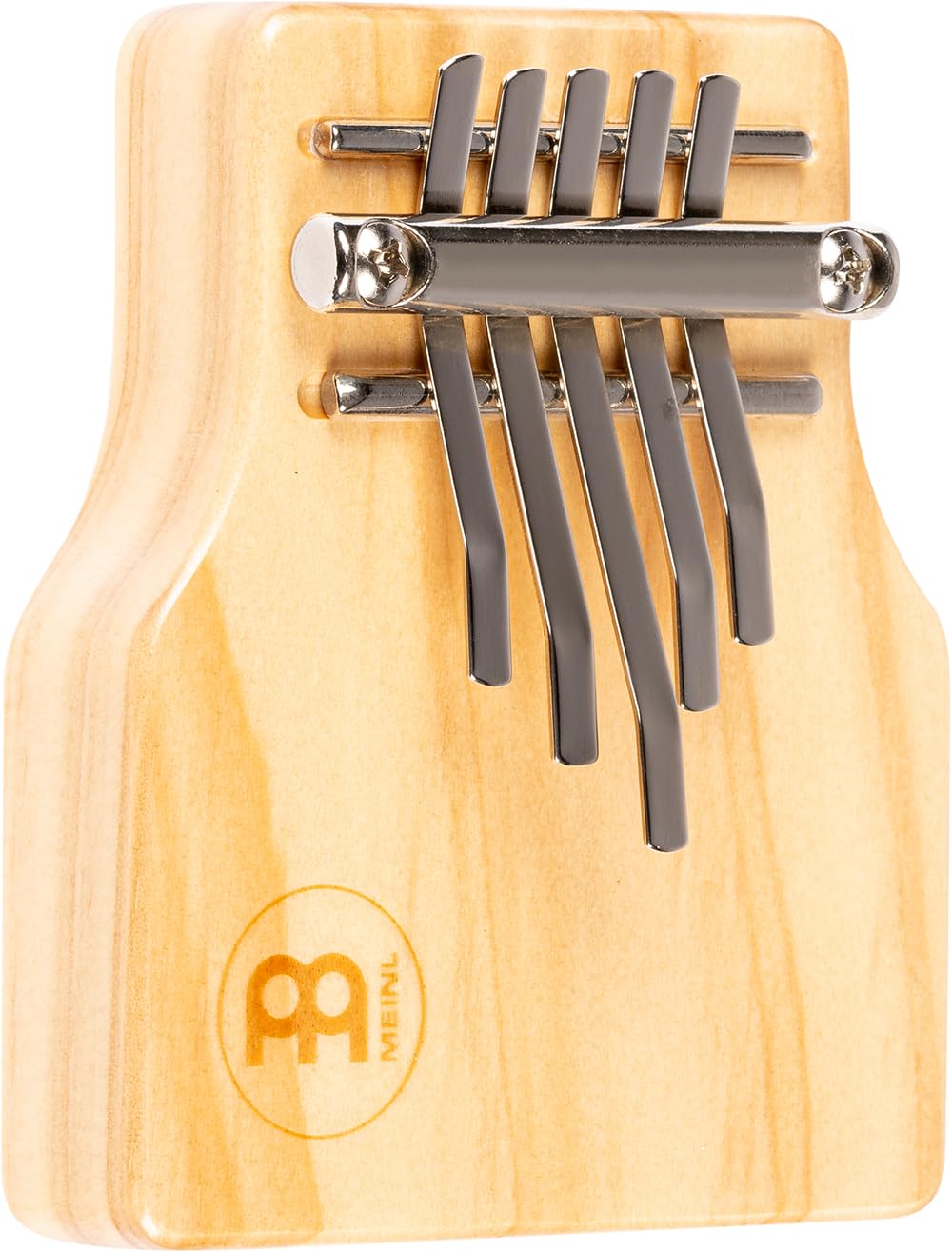 Meinl Percussion Solid Series Kalimba - Small Thumb Piano - Tuning G Sharp, C F F C - Pine / Steel, Natural / Chrome (KA5-S)