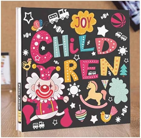Amazon Co Jp フォトアルバム 手作り子供記念トラディショナルフォトアルバム クリスマスフォトアルバムベイビーメモワールユースファッションスタイル ブラックカード カラー ブラック ホーム キッチン