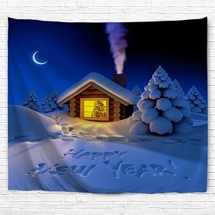 Amazon Com Qiyi Home Christmas Decor Light Weight Polyester