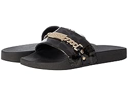 bebe Faline Black/Grey Leopard 7 M