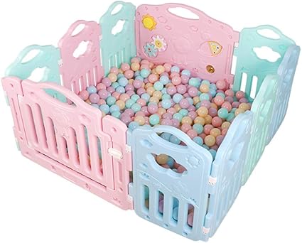 playpen plastic colourful