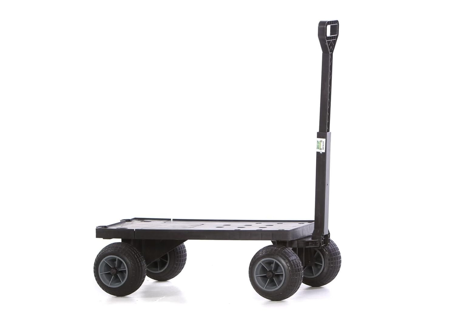 Flatbed Moving Cart Pull Behind Rolling Utility Wagon Furniture Dolly w
