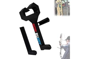 GREWAS Bow Buddy Bows Hanger for Truck, Twist on 2.0, Car Compound Bows Bracket, Headrest Bows Holder, Portable Car Compound Headrest Mount Accessories for Vehicle Storage and Hunting Transport (Black)