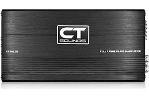 CT Sounds CT-800.5D 1000 Watt Full-Range Class D 5-Channel Car Amplifier