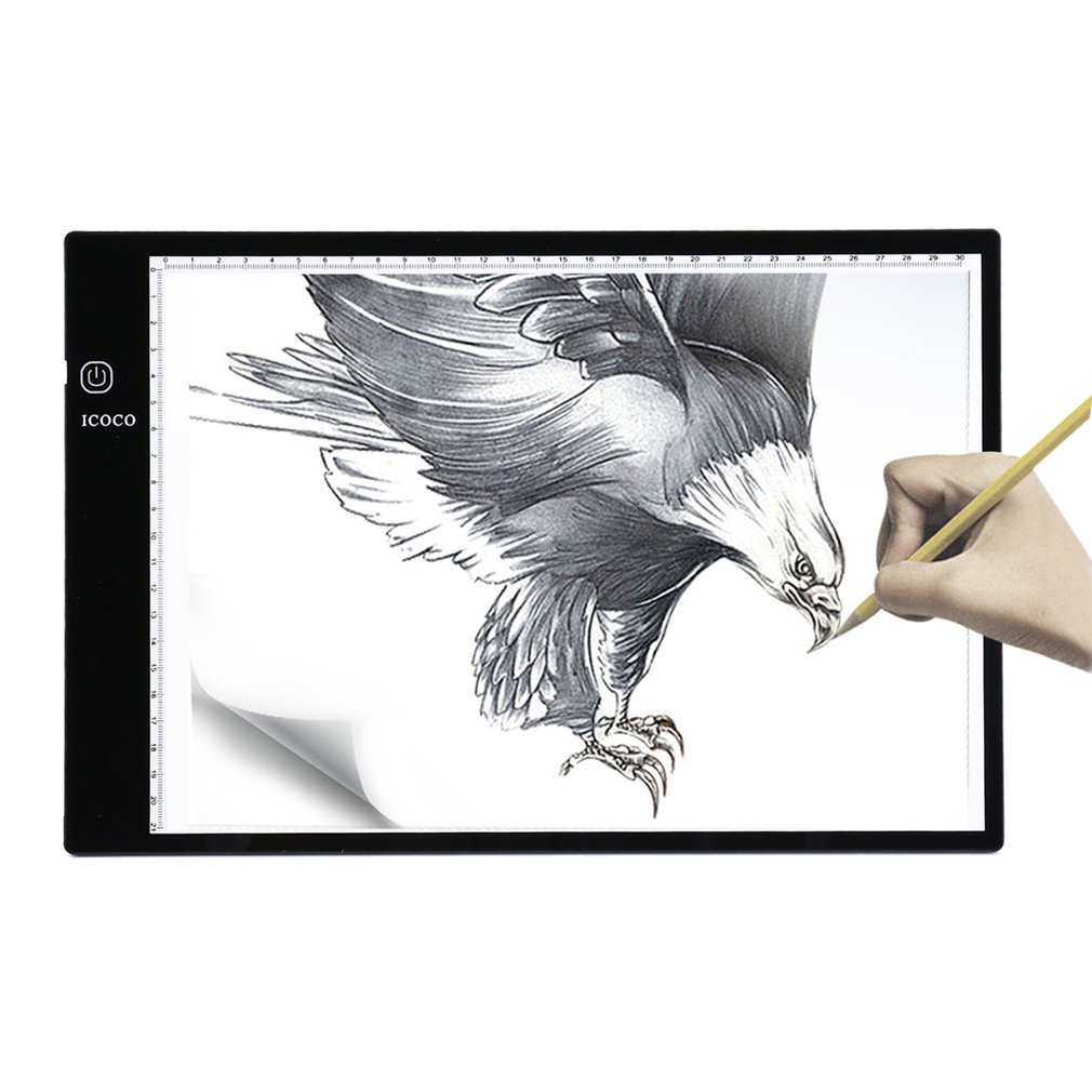 Tableta de Luz U Kiss Tablero de Trazado Digital Tamaño A Mesa