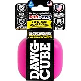 Ruff Dawg Cube Medium 2.5 Indestructible Dog Toy - 1 PC Color Varies &ndash; Heavy-Duty Rubber Fetch &amp; Chew Toy for Aggressive Chewers &ndash; Erratic Bounce, Floats Made in USA
