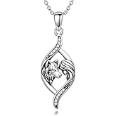 PARYFO Lion Necklace for Women 925 Sterling Silver Lion and Women Pendant Animal Necklace Jewelry Gift for Women