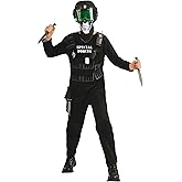 Rubies Black Team 6 Costume for Kids, Boy's Small