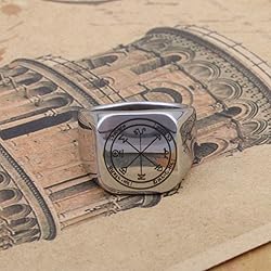 Detailed Engraved First Pentacle of Mars for