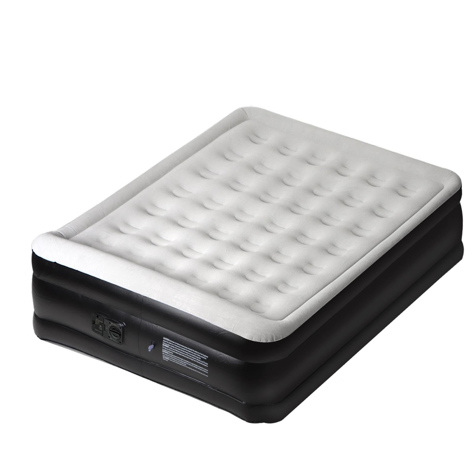 Photo 1 of Panana Queen Air Mattress with Built in Electric Pump, Height 18.5" Comfort Blow up Inflatable Guest Air Bed Airbed with Flocked Top, Storage Bag for Family, Home, Camping