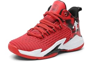 Danhengduo Basketball Shoes for Boys and Girls, Walking Running Shoes Breathable Comfortable Boys Sneakers for Little and Big