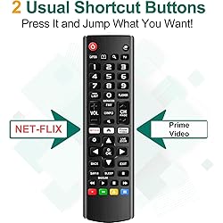 (Pack of 2) Universal Remote for LG Smart