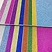 levylisa 4'' x 6'' Self Adhesive Gemstone Metallic Craft Glitter Sign Sticker Art Sheets 20 Sheets (Mixed Colors)