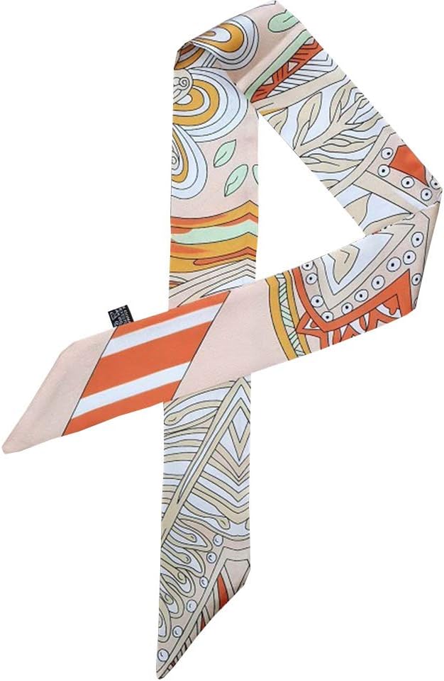 IMLECK Narrow Handbag Handle Wrap Ribbon Neckerchief Hair Head Band Scarf for Women