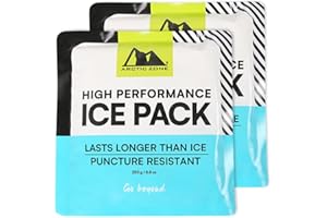TITAN BY ARCTIC ZONE Titan Deep Freeze High Performance Ice Pack - (2 Pack) 250g - Long-Lasting, Puncture Resistant Cold Pack