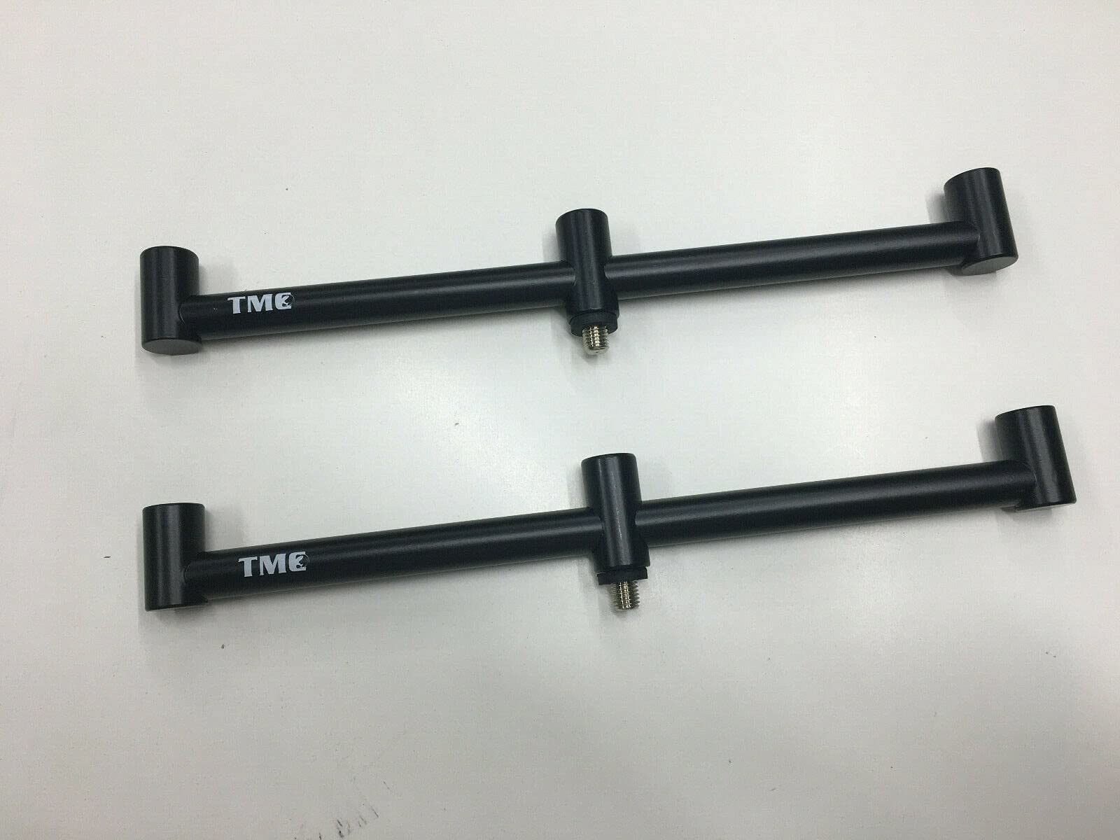 2 x 3 Rod Black Aluminium buzz bars. Length 30cm. Lightweight, standard threads. Choose 13mm or 16mm Diameter (16mm)