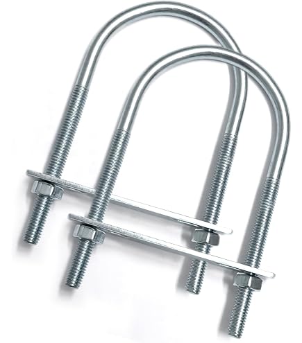 Stainless Steel Marine Boat Bow Eye U-Bolt - M8x100mm, 304 Grade, With Nuts & Plates - View #7