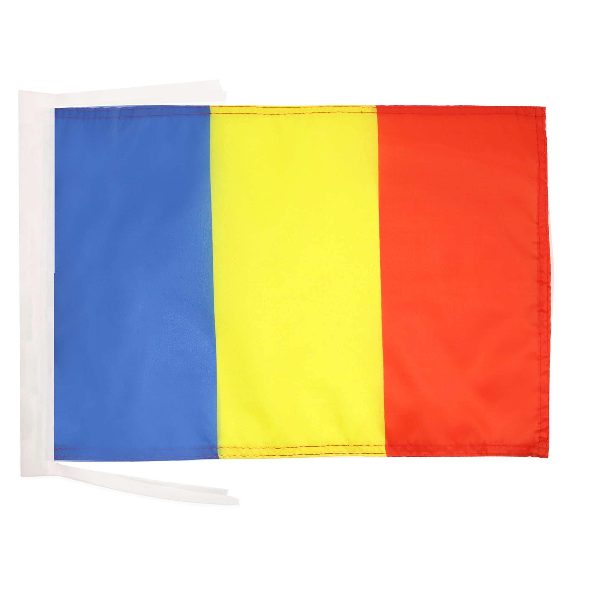 AZ FLAG - Chad Flag - 18'' x 12'' - 100% Polyester Chadian Small Banner with Two Cords - Fade Resistant - Vivid Colors - 18x12 in - 45x30 Cm — image 1