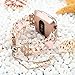 IMYMAX for Fitbit Versa Band Adjustable Crystal Pearl Bracelet Replacement Women Girls Wristband for Fitbit Versa Smart Watch Updated Style (Rose Pink)