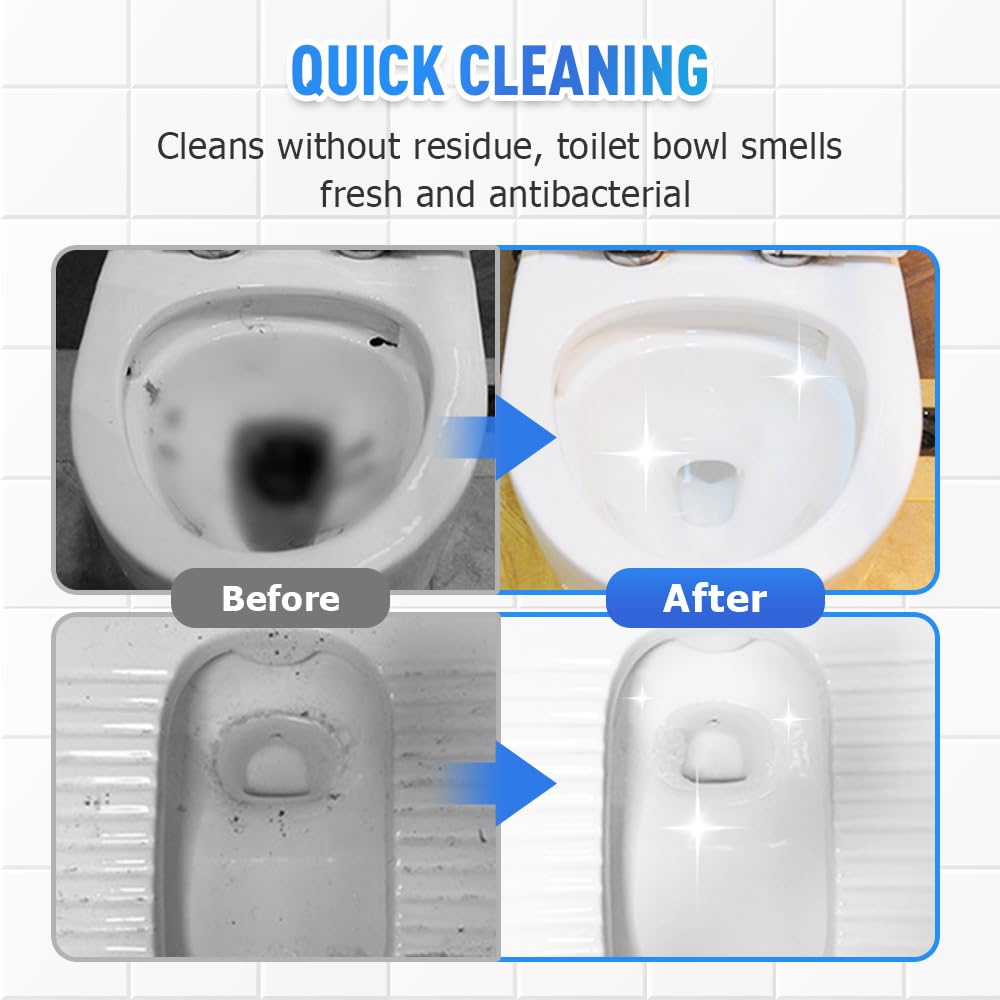 WC Reiniger Extra Stark, 2025 Neu Toilettenreiniger Extra Stark Abflussreiniger Schaum, WC Schaumreiniger Kalkentferner Dusche Stark Badreiniger für Glanz und Frischen Duftchaum (1) 4