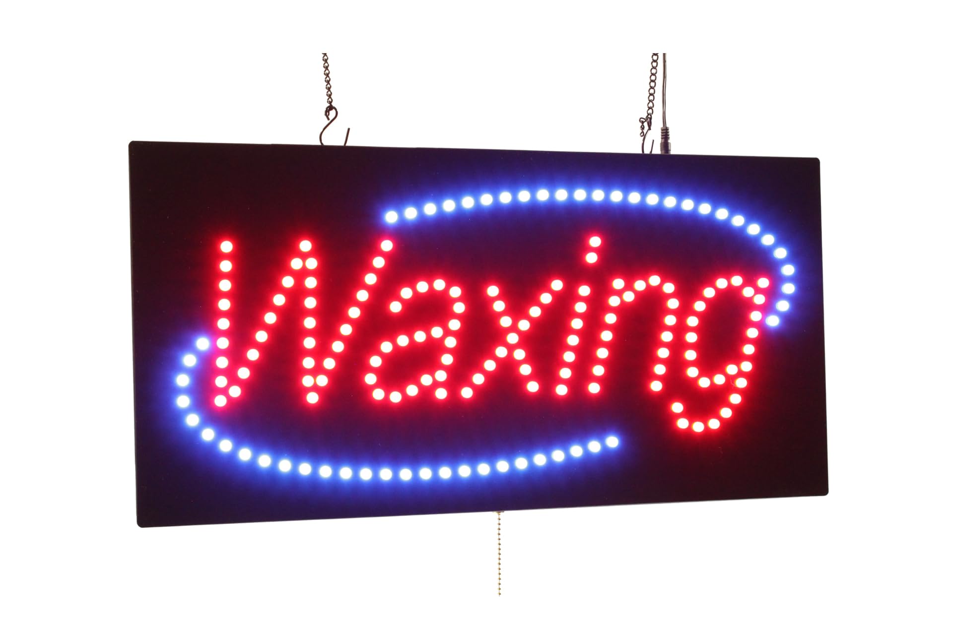 Waxing Sign, TOPKING Signage, LED Neon Open, Store, Window, Shop, Business, Display, Grand Opening Gift