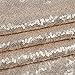 Trlyc Champagne Sequin Tablecloth - 60x120inch Glitter Tablecloth Rectangle Party Wedding Christmas Table Cloth