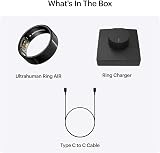 Ultrahuman Ring AIR Aster Black Size 6 Sleep Heart Rate Tracker view 8
