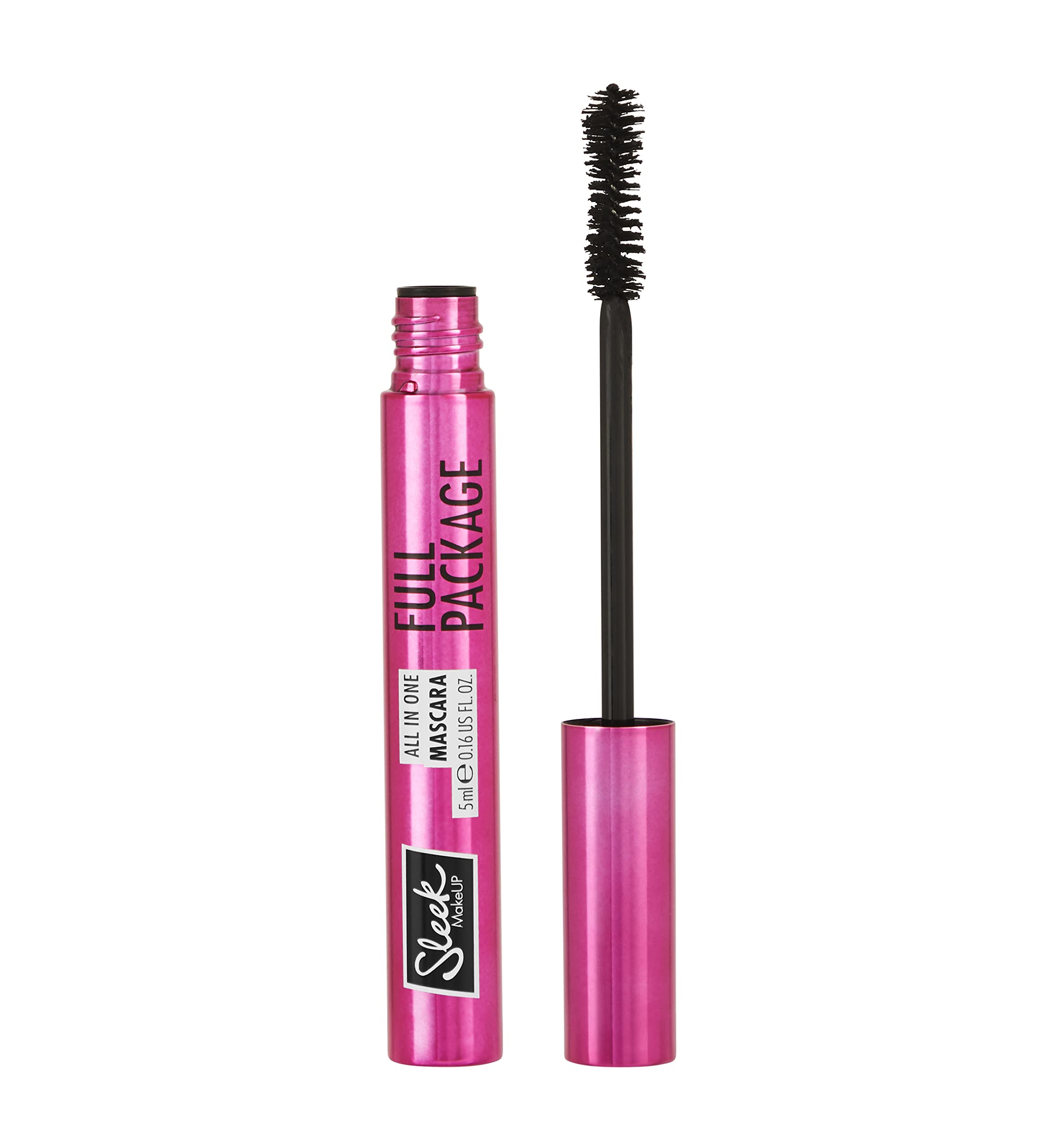 Sleek MakeUP Full Package All In One Mascara, Amplified, Dramatic Lash Effect, Vegan Friendly, Black, 5ml