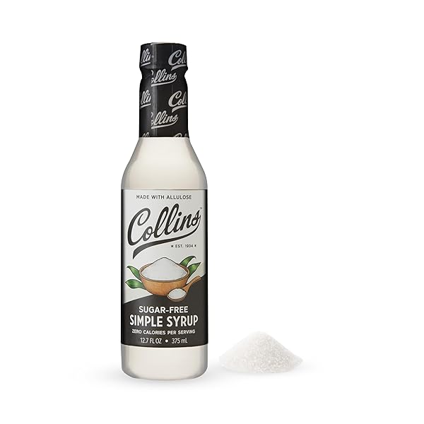 COLLINS SUGAR FREE SIMPLE SYRUP FOR DRINKS, SUGAR...