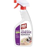 Max Strip Adhesive, Tape &amp; Glue Remover Spray, Multi-Surface, 22 fl oz | Safely removes sticky tape residue, carpet glue, decals, tree sap, gum &amp; stickers from wood, metal &amp; glass.