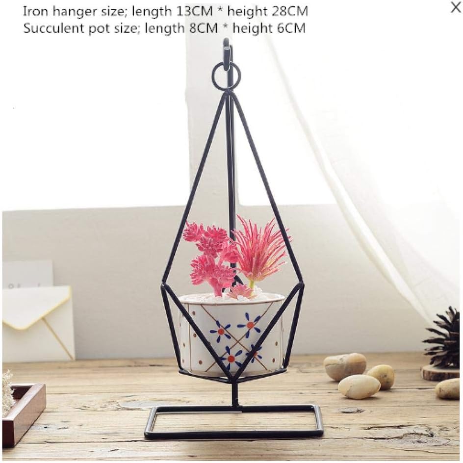 Colgante de plantas Maceta cáñamo Titular de la planta Tejido manual